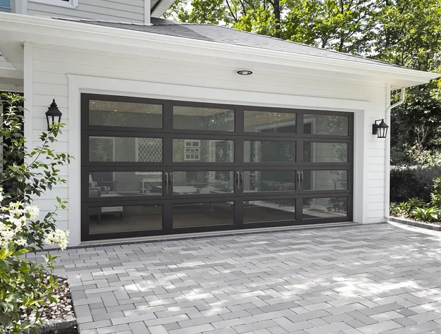Wethersfield Garage Door Repair design specialist presenting custom garage door options to Wethersfield homeowner