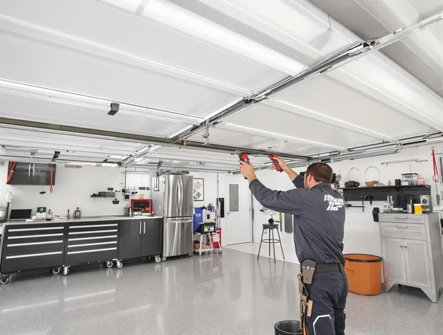 Overhead garage door repair service by Wethersfield Garage Door Repair in Wethersfield